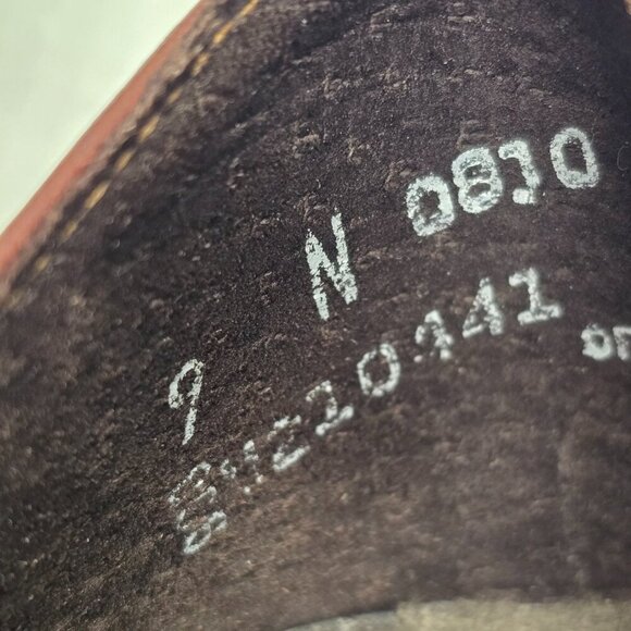 MUNRO AMERICAN WOMENS ALISON LEATHER BROWN LEATHER PLEATED CASUAL SHOE SIZE 9 - Picture 4 of 6